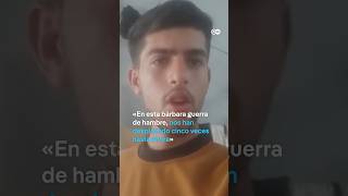 Joven quemado vivo en Gaza tras ataque israelí que incendió un campamento junto a un hospital [upl. by Melvyn230]