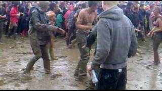 Mud fight  Oxegen 2010 [upl. by Ermeena]