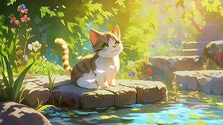 The Early Of Morning Sunlight 🌤️Lofi Hip Hop『Chill With My Cat』🌤️ Lofi Songs To StudyChillRelax ♪ [upl. by Emya]