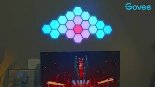 Customize Your Wall Pattern  Govee Glide Hexa Light Panels [upl. by Sirred]