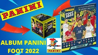 PANINI FOOT 2022  PRESENTATION COFFRET ALBUM RIGIDE FOOT 2022 [upl. by Alyled]