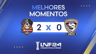 LNF 2024  MELHORES MOMENTOS  Magnus 2 x 0 Cascavel [upl. by Byrom]