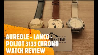 MOST UNDERRATED LEGENDARY CHRONOGRAPH WATCHES EVER  AUREOLE LANCO POLJOT 3133 REVIEW [upl. by Braun]