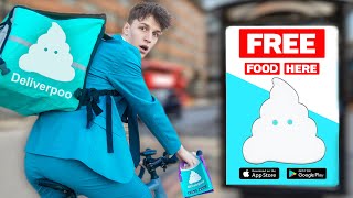 I Opened A FAKE Deliveroo That Pays For Your Food [upl. by Auburta]