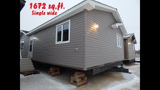 ML3 Mobile Home Tour 22ft x 76 ft 1672 sqft single wide [upl. by Htelimay]