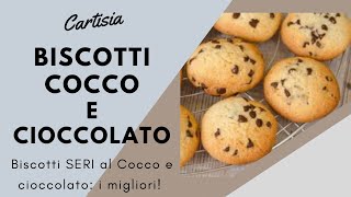 Biscotti Cocco e Cioccolato Provate questa Ricetta Golosa [upl. by Aliuqehs570]