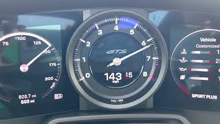 2023 Porsche 911 GTS  Launch Control to 165mph [upl. by Hay]