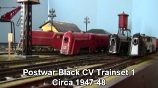 Marx Windup Commodore Vanderbilt Tinplate Trains [upl. by Parnas]