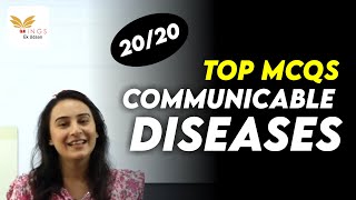 LEC 37  IMPORTANT MCQs ON COMMUNICABLE DISEASE by Yashodhra Maam [upl. by Akkire]