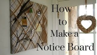 How to Make a Notice Board [upl. by Scoles]