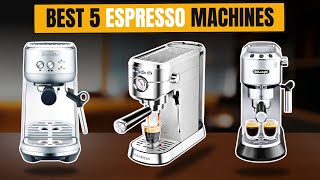 Best Value Espresso Machine For Home in 2024 Top 5 Comparison [upl. by Nitsug]