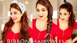 How to Make Hairstyle With a Ribbon  Easy Everyday Hairstyles  Hair Tutorial 2023  Be Beautiful [upl. by Nalac]