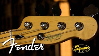 Squier Vintage Modified Telecaster Bass Demo  Fender [upl. by Ashli]