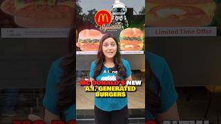 McDs AI Generated 🤖quotSignature Collectionquot Burgers Honest Review🍔 burger reaction review shorts [upl. by Uriah620]