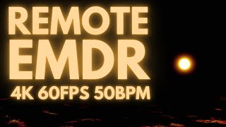 Remote EMDR Visual and Auditory Bilateral Stimulation 4k 60FPS 50BPM [upl. by Karame]