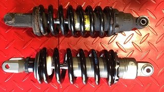 How To Upgrade The Rear Shock Of Your Suzuki GSF 1200 Bandit To Nitron R1 [upl. by Gunther901]