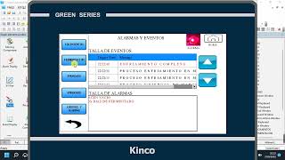 Proyecto HMI en Kinco DTools  TSE quotPLCquot [upl. by Neerihs]