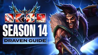 RANK 1 BEST DRAVEN IN SEASON 14  AMAZING GAMEPLAY  League of Legends [upl. by Mis719]