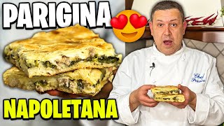 La PARIGINA NAPOLETANA SALSICCIA E FRIARIELLI  La RICETTA FATTA in CASA [upl. by Grondin707]