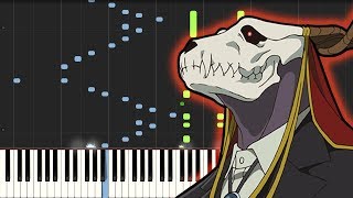 Mahoutsukai no Yome OP  Here Piano Tutorial [upl. by Nirret]