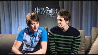 Interview with James and Oliver Phelps [upl. by Nanyt]