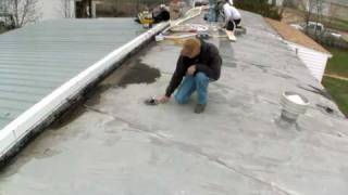 Mobile Home Insulation Drilling through the Roof [upl. by Eissen]