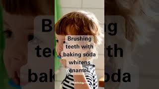 Whiten Your Teeth Fast with Baking Soda Hack shorts [upl. by Berners]