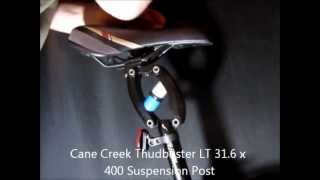 Cane Creek Thudbuster LT long travel 316 x 400mm Suspension bicycle seat post [upl. by Aihsenak]