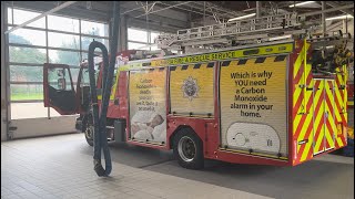 Carlisle East Turnout Tones  Cumbria Fire and Rescue Service [upl. by Yrekaz]