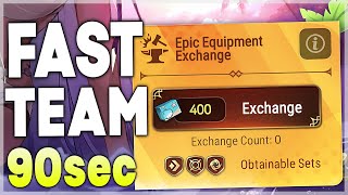 TIME TO GET YOUR 20 SPD GEAR CLEAR LETHE EVENT in 90SEC  Epic Seven [upl. by Nnagem218]