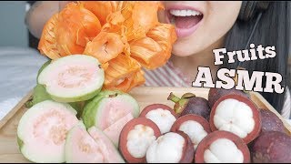 ASMR FRUITS Jackfruits  Guava  Mangosteen RELAXING EATING SOUNDS NO TALKING  SASASMR [upl. by Lash]