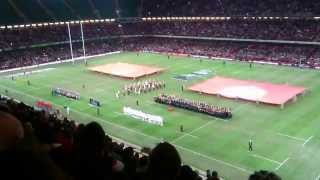 Welsh Anthem  Wales V Tonga [upl. by Leith616]