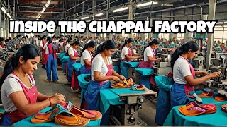 How Ladies Chappal are Made  देखो Factory में चप्पल कैसे बनते हैं😳😳 manufacturing delhi [upl. by Nishi]