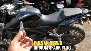 Iridium spark plugs for Pulsar NS200 [upl. by Haslett]