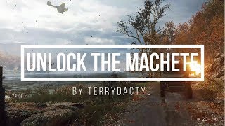 How To Unlock the Machete  Tirailleur  Battlefield V Guide [upl. by Anelem]