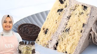 I came up with the softest OREO cookies and cream CAKE recipe you will ever have [upl. by Amlus]