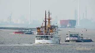 passenger ferry FRISIA IX DCEX IMO 7924310 Norderney Inselfähre in Emden Passagierschiff BJ 1980 [upl. by Dympha]