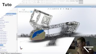 Concevoir son châssis de Drone part 2 3 Solidworks [upl. by Suzi]