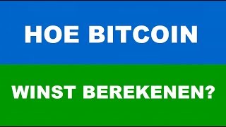 CRYPTOCURRENCY WINST BEREKENEN IN BITCOIN [upl. by Bloom]