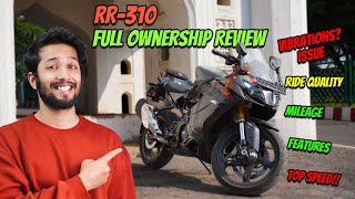 Apache RR 310 Full Ownership Review After 3000KM  Top Speed Mileage Vibration Issue Features 🤔 [upl. by Massarelli]