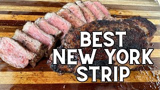 Easy Strip Steak Recipe by Traeger Grills [upl. by Lemkul]