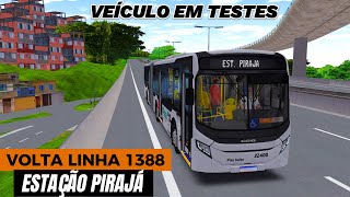 🟢LINHA REAL 1388 ESTAÇÃO PIRAJÁ x BARRA 3  MAPA SALVADOR NORTE v3  volta  G920 [upl. by Coumas]