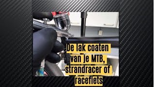 Keramische coating aanbrengen op je MTB racefiets of strandracer door Ron Lute [upl. by Naashom800]