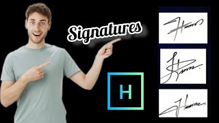 ☑️H signature style  signature your name  H signature design  signature of H [upl. by Anthony724]