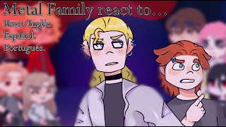 Metal Family react to 12 [upl. by Lynnworth]