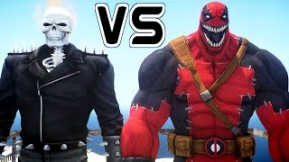 GHOST RIDER VS VENOMPOOL  EPIC BATTLE [upl. by Llehsam]