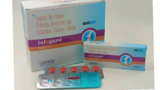 Infogard Tablets Trypsin Bromelain Rutoside Trihydrate and Diclofenac Sodium Tablets [upl. by Ynez]