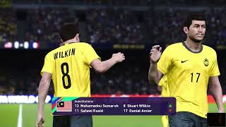 PES 2021  FIFA World Cup  Final  Malaysia vs France [upl. by Avehsile]