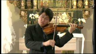 JSBach  Adagio und Fuge gmoll für Violine solo  Wen Chao Lin [upl. by Dnivra]