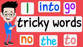 Phonics tricky words phase 2  Sight Words set 1  Common Words  High Frequency Words  Phonics HFW [upl. by Ennahgem365]